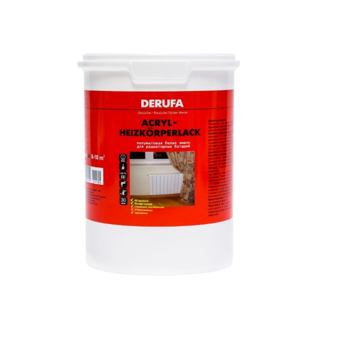 Derufa Heizkorperlack-Acryl (0.75 л, полуматовая)